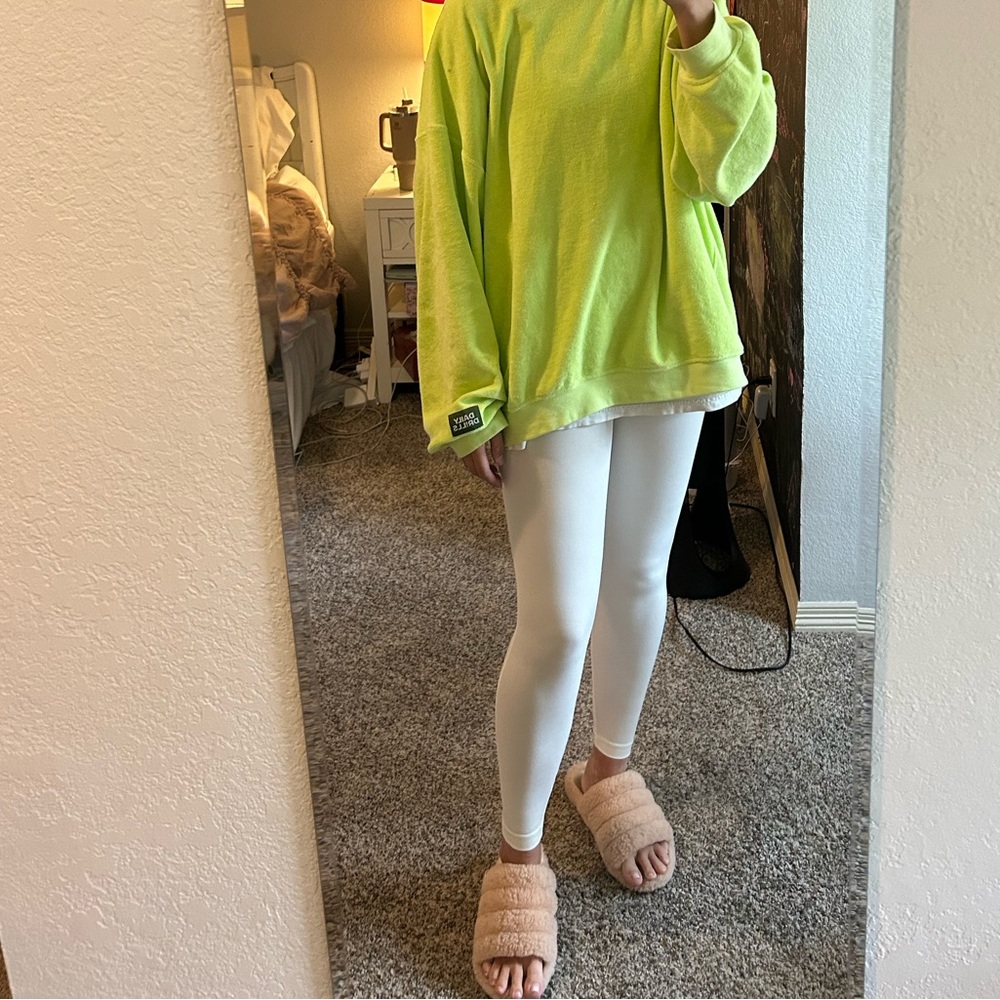 white outdoor voices leggings